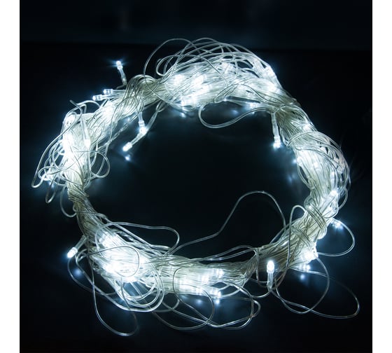 Изображение товара Новогодняя гирлянда Eurosvet 300-001 сеть белый a044090