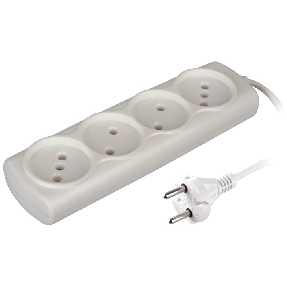 Изображение товара Электроудлинитель Volsten Р16-009 Si 4x3 3 м 6 А