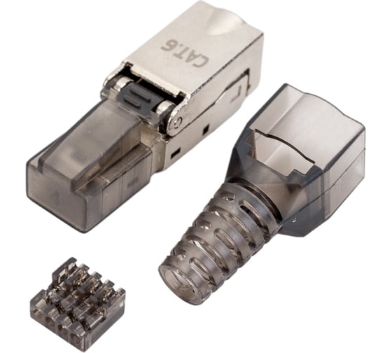 Изображение товара Разъём RJ-45 FTP для кабеля кат.6 полевая заделка ITK CS3-1C06F-Q