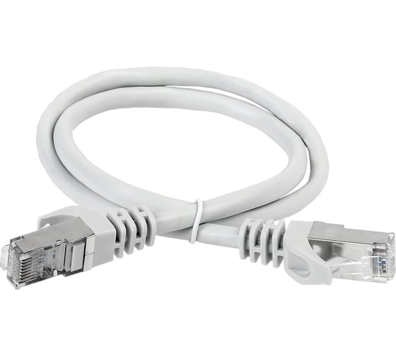 Изображение товара Патч-корд ITK категории 6A S/FTP LSZH 3 м серый PC01-C6ASL-3M