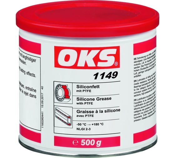 Изображение товара Силиконовая смазка OKS 1149 Банка, 500г 349078