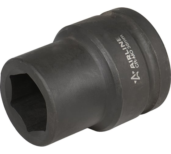 Изображение товара Головка ударная торцевая шестигранная 38 мм, L=100 мм, 1 1/2"DR AIRLINE ATAS701