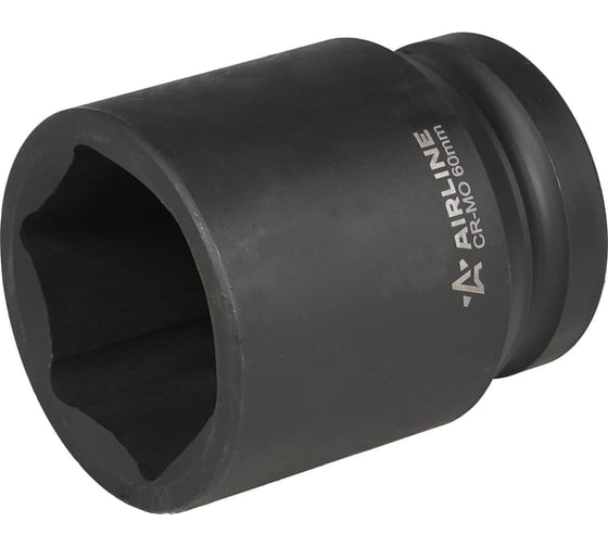 Изображение товара Головка ударная торцевая шестигранная 60 мм, L=100 мм, 1 1/2"DR AIRLINE ATAS706