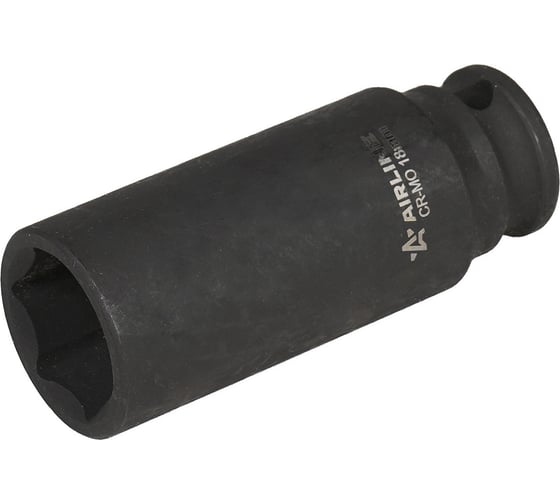 Изображение товара Головка ударная торцевая глубокая шестигранная 18 мм, L=65 мм, 3/8"DR AIRLINE ATAS331