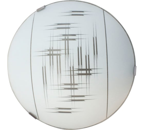 Изображение товара Светильник Элетех Элегант 250 НПБ 01-60-130 М15 ИУ матовый белый/клипсы штамп металлик 1005205660