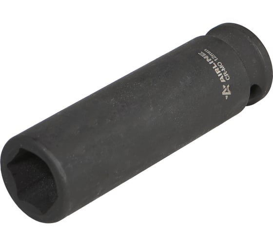 Изображение товара Головка ударная торцевая глубокая шестигранная 12 мм, L=65 мм, 3/8"DR AIRLINE ATAS325