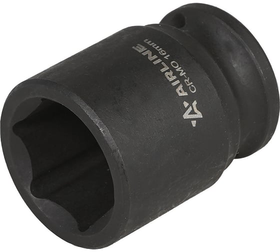 Изображение товара Головка ударная торцевая шестигранная 16 мм, L=30 мм, 3/8"DR AIRLINE ATAS311