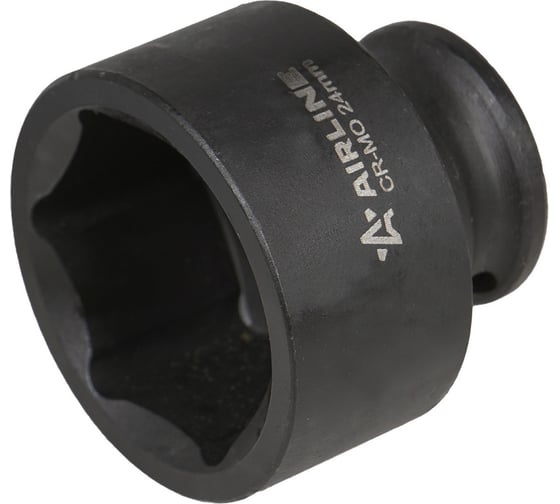 Изображение товара Головка ударная торцевая шестигранная 24 мм, L=30 мм, 3/8"DR AIRLINE ATAS318