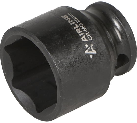 Изображение товара Головка ударная торцевая шестигранная 20 мм, L=30 мм, 3/8"DR AIRLINE ATAS315