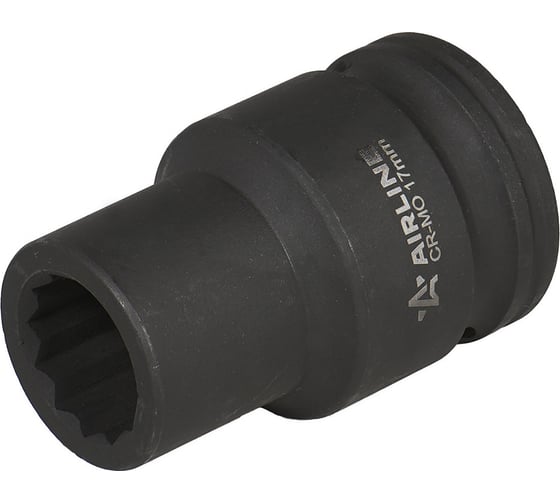 Изображение товара Головка ударная торцевая двенадцатигранная 17 мм, L=56 мм, 3/4"DR AIRLINE ATAS801