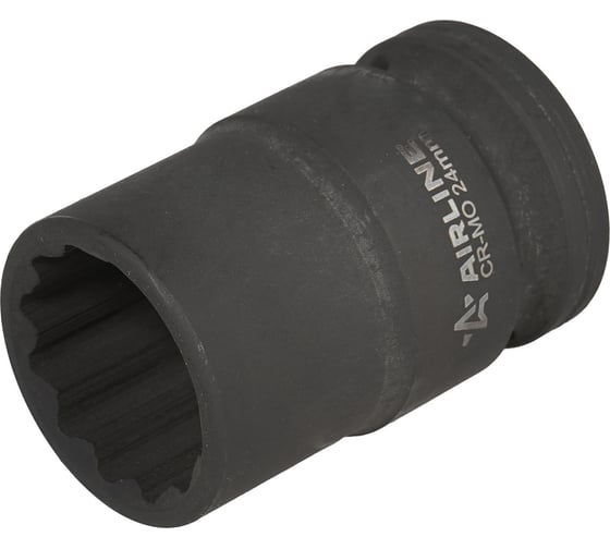 Изображение товара Головка ударная торцевая двенадцатигранная 24 мм, L=56 мм, 3/4"DR AIRLINE ATAS808