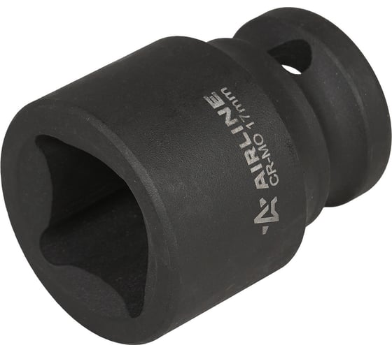 Изображение товара Головка ударная торцевая четырехгранная 17 мм, L=40 мм, 1/2"DR AIRLINE ATAS906