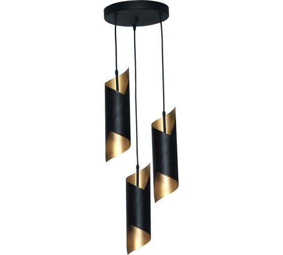 Изображение товара Светильник Элетех Маэстро 231 черный/золотой НСБ 01-3х60-138 Е27 ИУ 1005404230