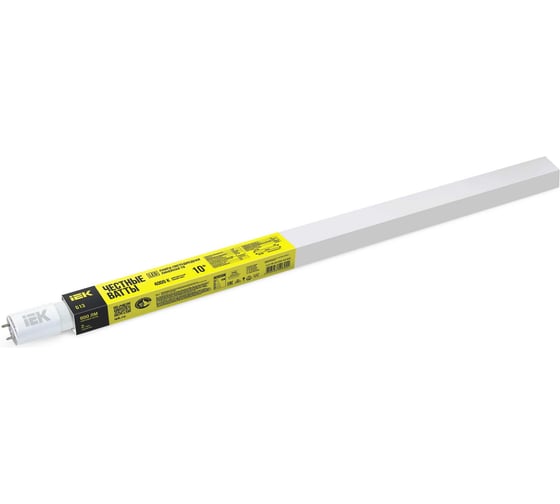 Изображение товара Лампа IEK LED T8 линейная 10 Вт 230 В 4000К G13 LLE-T8-10-230-40-G13