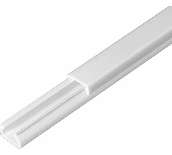 Изображение товара Кабель-канал Промрукав в п/э белый 10х7 мм 2-х метровый PR03.0045