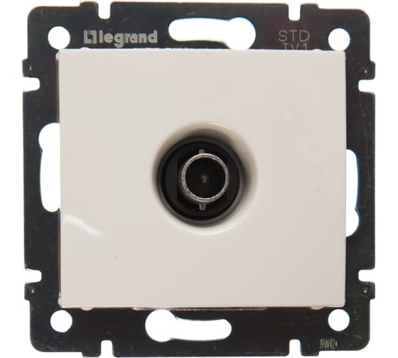 Изображение товара Розетка Legrand TV (телевизионная) Legrand Valena "звезда" белый 774429