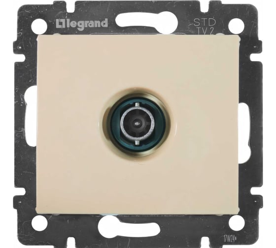 Изображение товара Розетка Legrand TV (телевизионная) Legrand Valena оконечная слоновая кость 774330