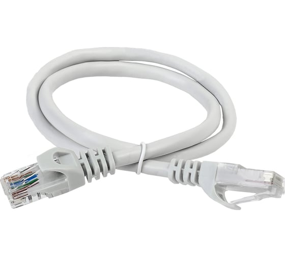 Изображение товара Патч-корд ITK категории 6А UTP LSZH 1 м серый PC01-C6AUL-1M