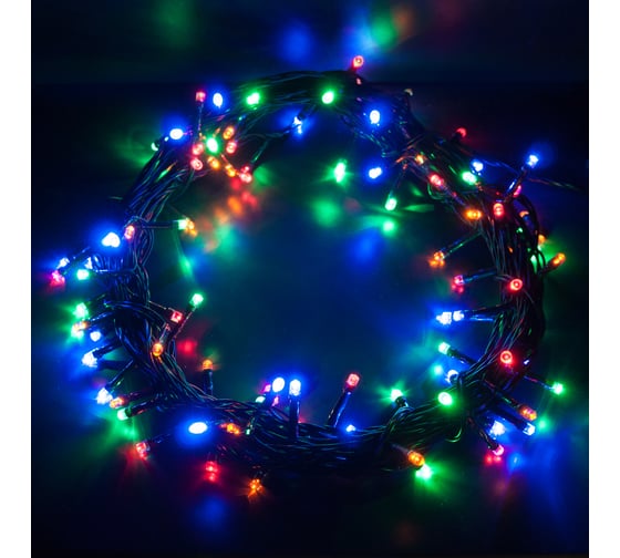 Изображение товара Новогодняя гирлянда Eurosvet 400-002 нить мульти a044097