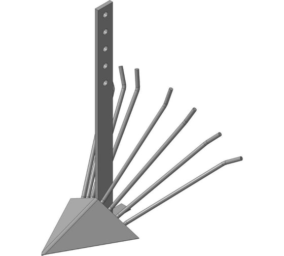 Изображение товара Картофелекопалка ширина 390 мм, стойка 8x500 мм, без сцепки FORZA 01.13.11