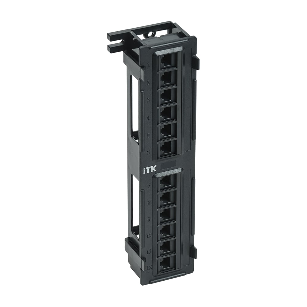 Настенная патч-панель ITK Dual PP12-C5EU-D05
