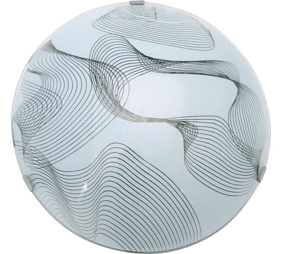 Изображение товара Светильник Элетех Бриз 250 НПБ 01-60-130 М15 глянцевый белый/клипсы штамп металлик ИУ 1005205922