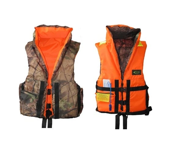 Изображение товара Спасательный двухсторонний жилет с воротником Norfin 060-80кг р.48-52 VPD-080