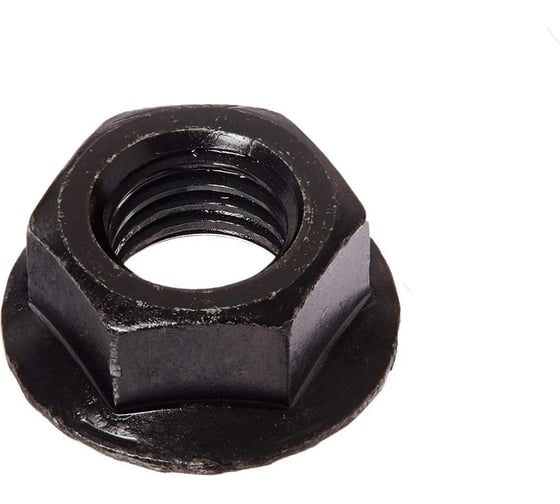 Изображение товара Гайки Море-Метизов DIN 6923, шестигранные с фланцем, класс прочности 10, оксид, М16, 25 шт. GAYKA6923M1625M