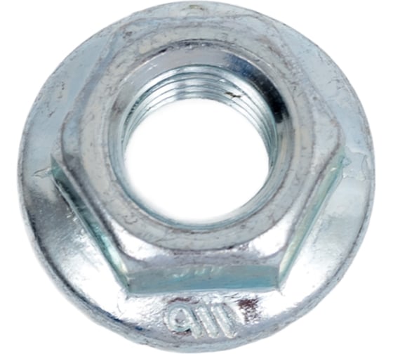 Изображение товара Гайки Море-Метизов DIN 6923, шестигранные с фланцем, класс прочности 10, цинк, М10, 10 шт. GAYKA6923M1010CM