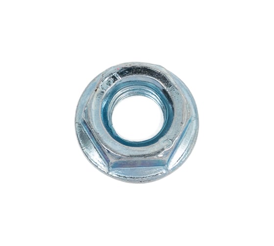Изображение товара Гайки Море-Метизов DIN 6923, шестигранные с фланцем, класс прочности 10, цинк, М6, 25 шт. GAYKA6923M625CM