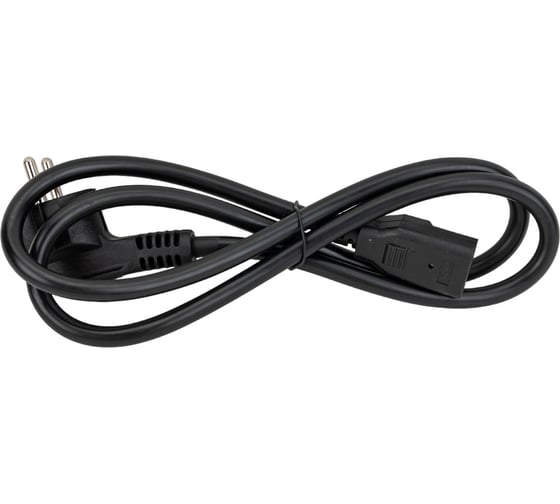 Изображение товара Кабель электропитания ITK PDU 3 м х 1.5 мм 1 м с разъемами С13-DIN49441 PC-C13D-1M