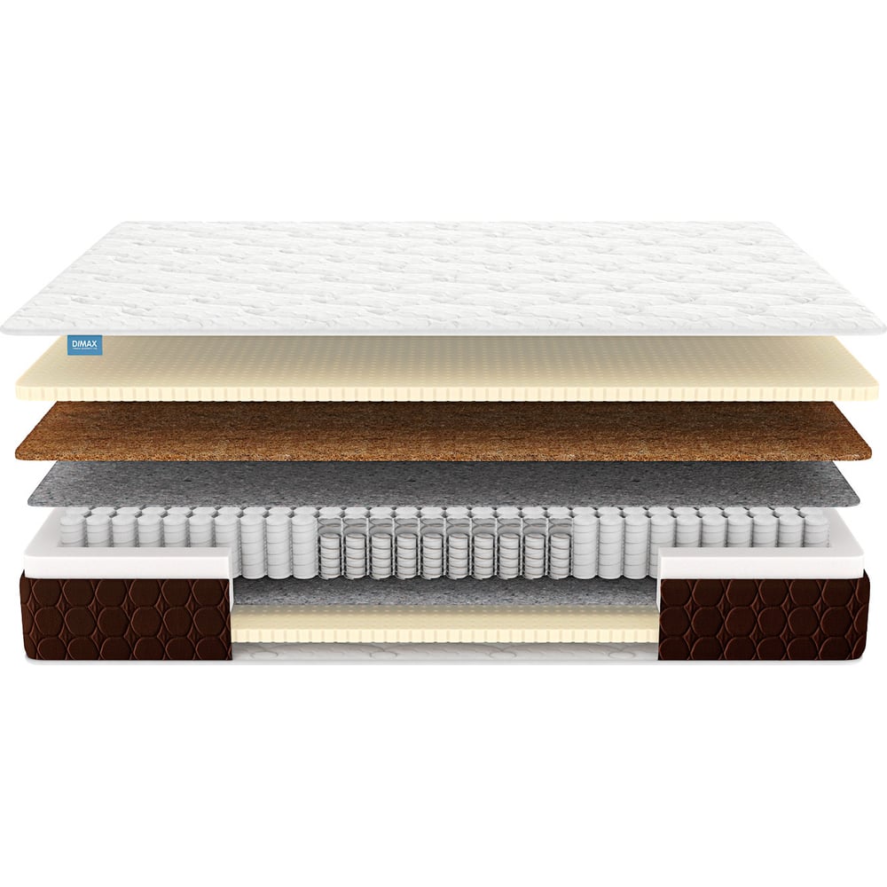 Изображение товара Матрас Димакс Твин Медиум софт 180x200 см ортопедический и анатомический