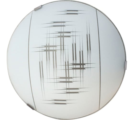 Изображение товара Светильник Элетех Элегант 300 НПБ 01-2х60-139 М16 ИУ матовый белый/клипсы штамп металлик 1005205661