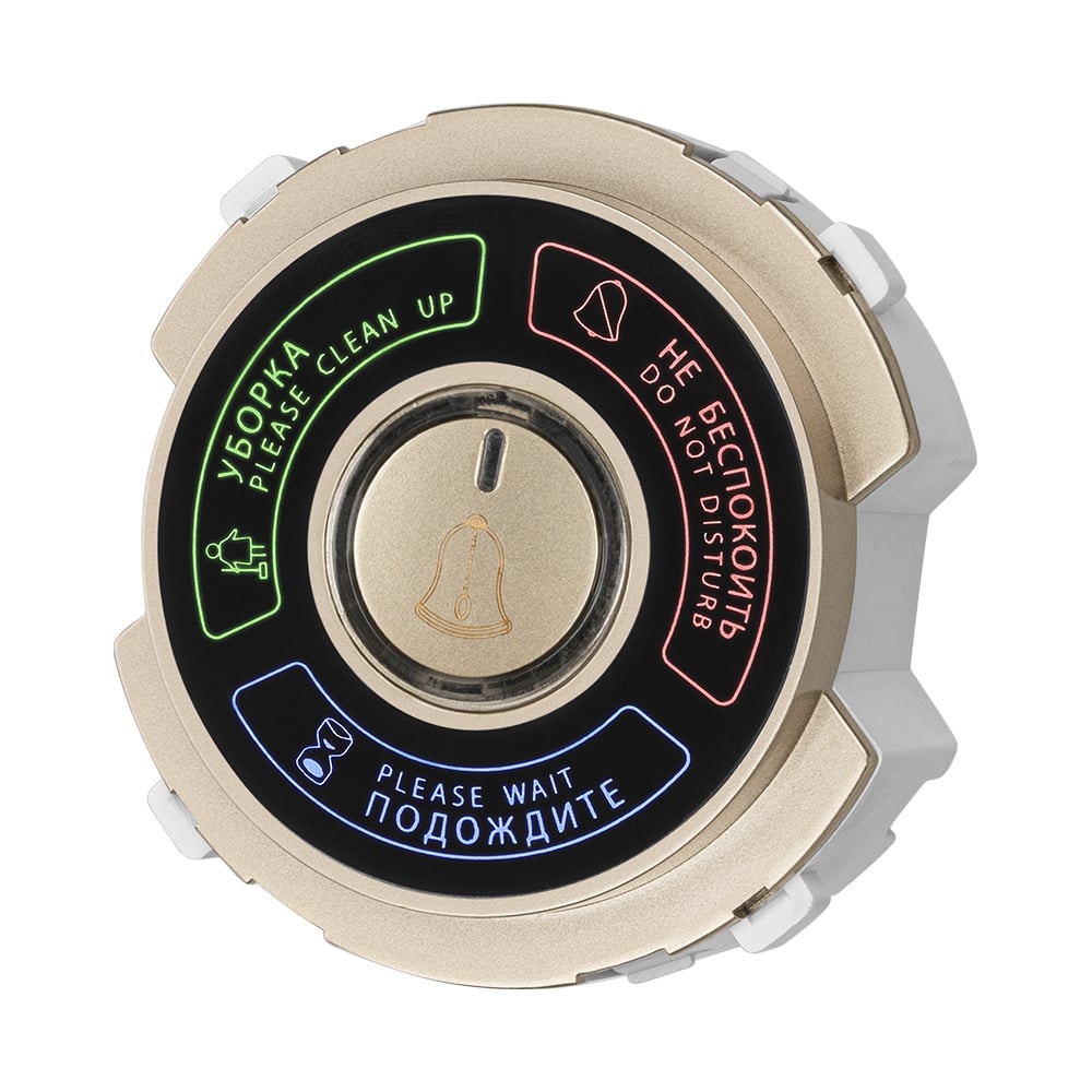 Изображение товара Механическая панель "не беспокоить" и "уборка" TDM ELECTRIC 16А 250В шампань