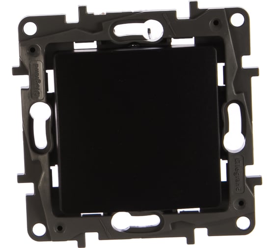 Изображение товара Выключатель Legrand одноклавишный Legrand Etika 10А 250В безвинтовые зажимы антрацит 672601