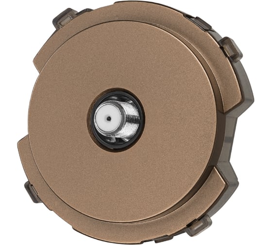 Изображение товара Розетка TV/SAT TDM ELECTRIC оконечная бронза, "байкал" SQ1819-0420