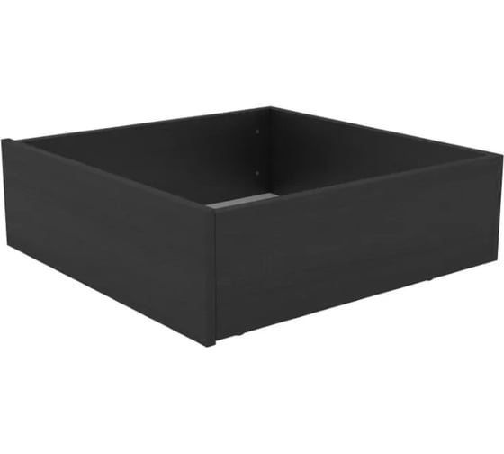 Изображение товара Ящик выкатной для кроватей Гуд ЛАКК СИРИУС и ОРИОН, 60x60x22 см, черный, дуб венге 2.01.09.120.5