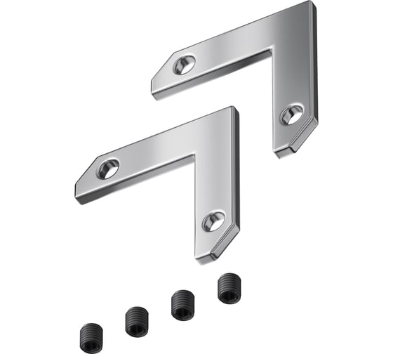 Изображение товара Комплект уголков MAYTONI 90 горизонтальных (2 соединителя + 4 винта) для профиля exility tra034mp-2s-1 TRA034CL-MP-1