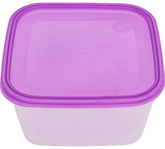 Изображение товара Емкость Funcook для продуктов квадратная 2,6 л Фьюжн FC1106