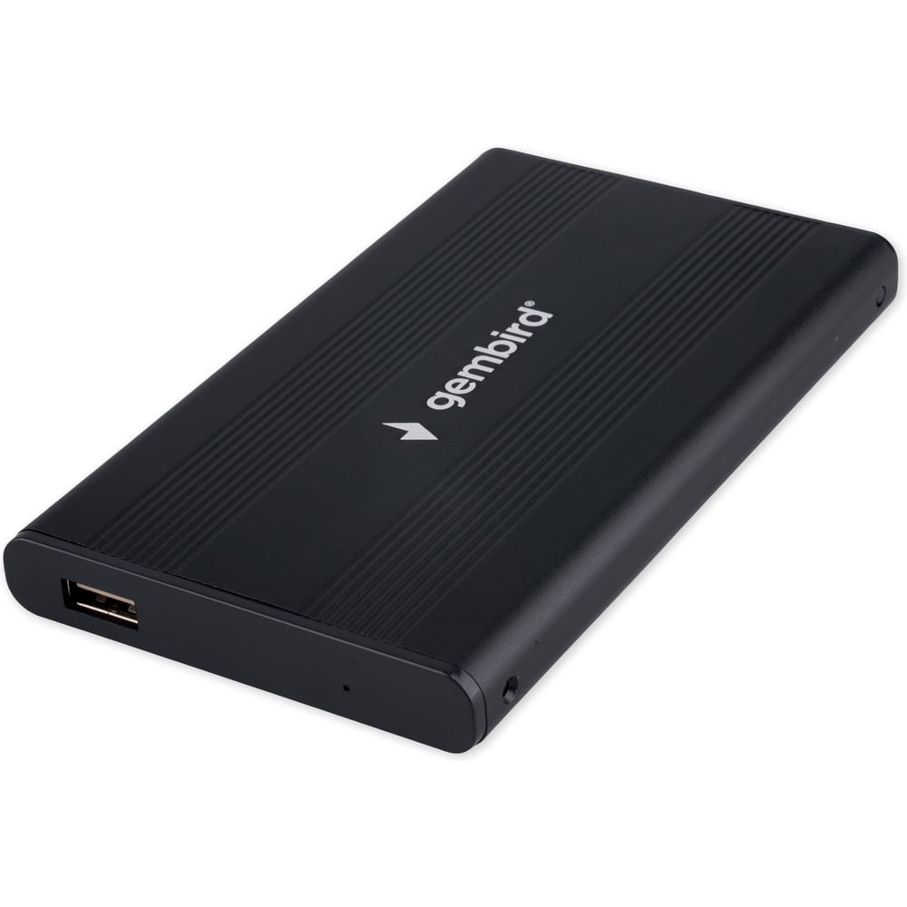 Изображение товара Внешний корпус Gembird EE2-U2S-5 для 2.5" SATA USB 2.0 металл Изображение товара Внешний корпус Gembird EE2-U2S-5 для 2.5" SATA USB 2.0 металл