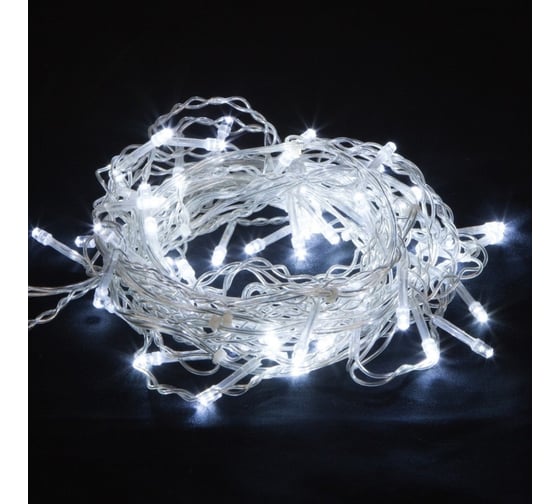 Изображение товара Новогодняя гирлянда Eurosvet Бахрома 100-001 белый a044082