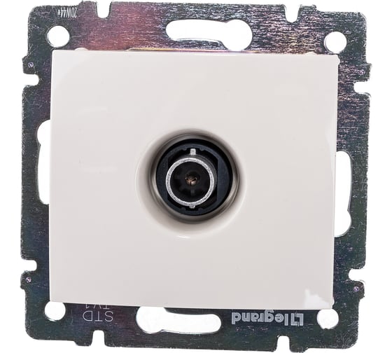 Изображение товара Розетка Legrand TV (телевизионная) Legrand Valena "звезда" слоновая кость 774329