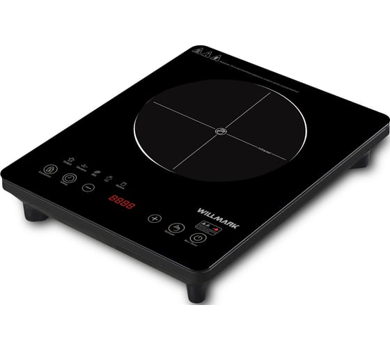 Изображение товара Плита стеклокерамическая Willmark WCP-805BT 2200Вт,1 конф.,10 уровней темп.,8 программ,сенс.панель 2001351