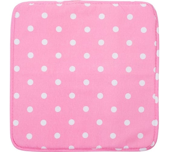 Изображение товара Подушка на стул Guten Morgen Горох розовый 40x40 Ср-Горр-40-40
