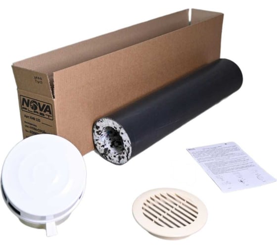 Изображение товара Клапан кив Нова - Строй, ООО 125-01-06 (в сборе, с бежевой решёткой) NovaPROF 83