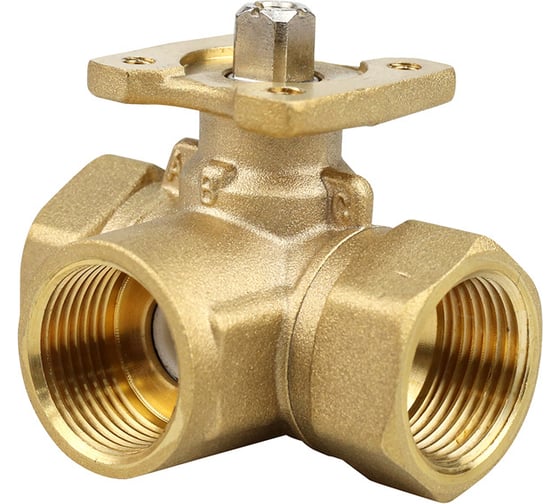 Изображение товара Клапан шаровой трехходовой BVM 3-way DN20-KVS1.6 (BVM) 3-way DN20-KVS1.6