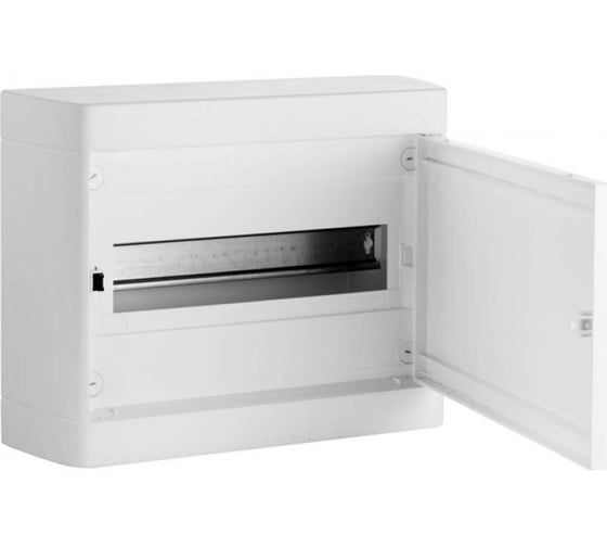 Изображение товара Накладной распределительный щит Legrand Nedbox с белой дверью 1 рейка х 12 (+1) модулей 601236