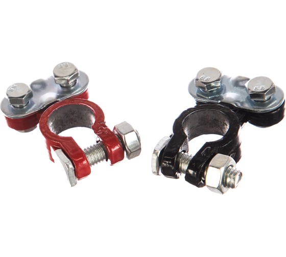 Изображение товара Набор аккумуляторных клемм с зажимом АвтоDело 44642