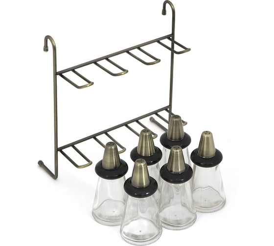 Изображение товара Набор банок для специй с держателем Palladium HD 20.41.04 BR 113199