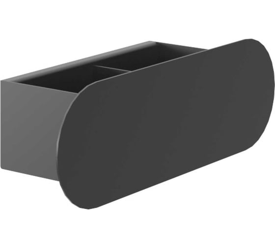 Изображение товара Настенная полка для ванной комнаты Левша LUNA-7 300x95x100, черная У8-5666.Ч